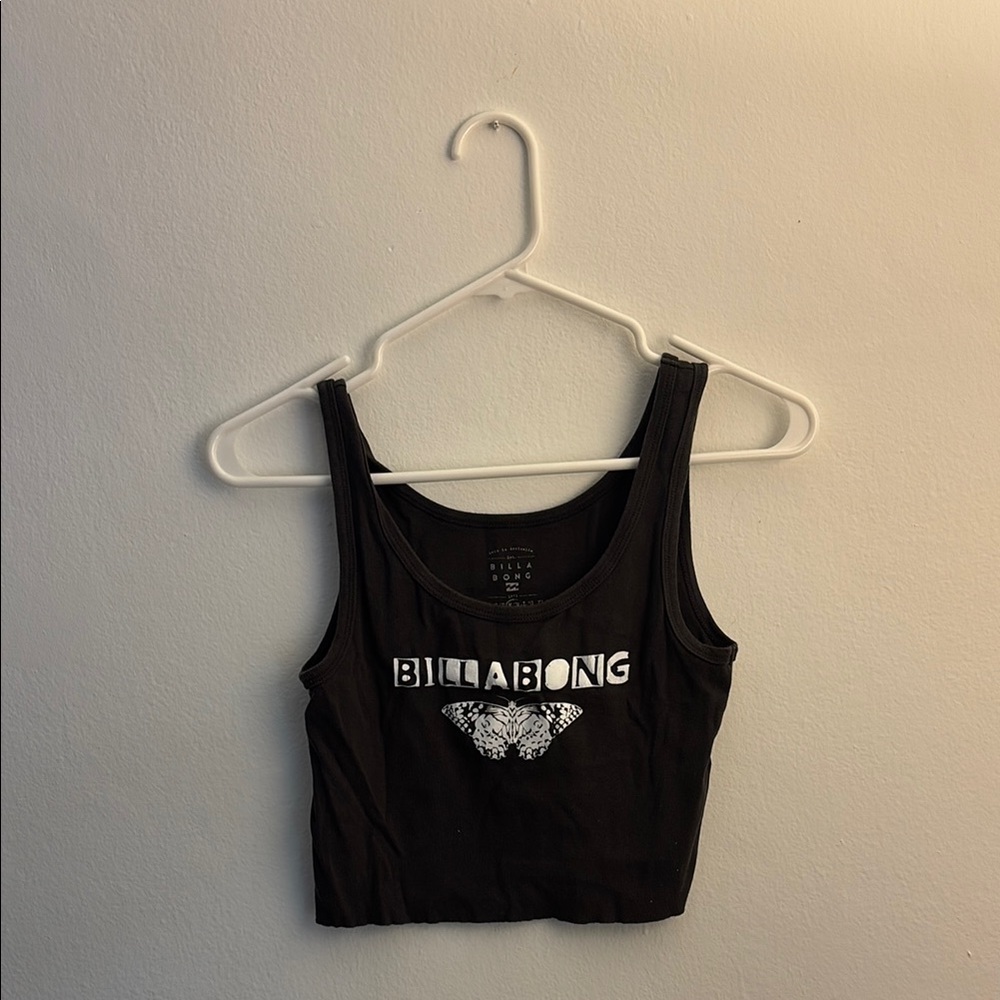 Billabong Black Crop Top